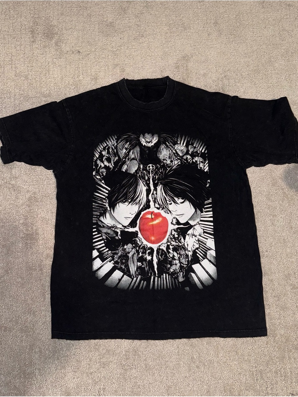 DEATH NOTE- Black Graphic Anime Tee